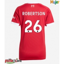 Camiseta Liverpool Andrew Robertson #26 Primera Equipación para mujer 2025-26 manga corta
